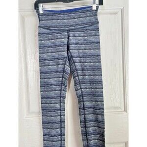 Lululemon vintage blue black white sz 4 leggings